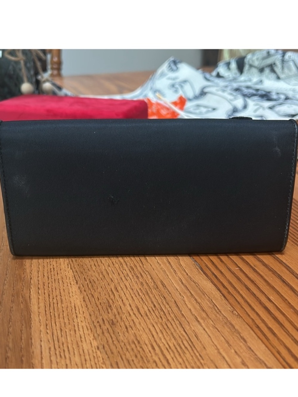Prada Tessuto Black Nylon Long Wallet Featuring a Teddy Bear Motif | RARE! - Picture 3 of 16